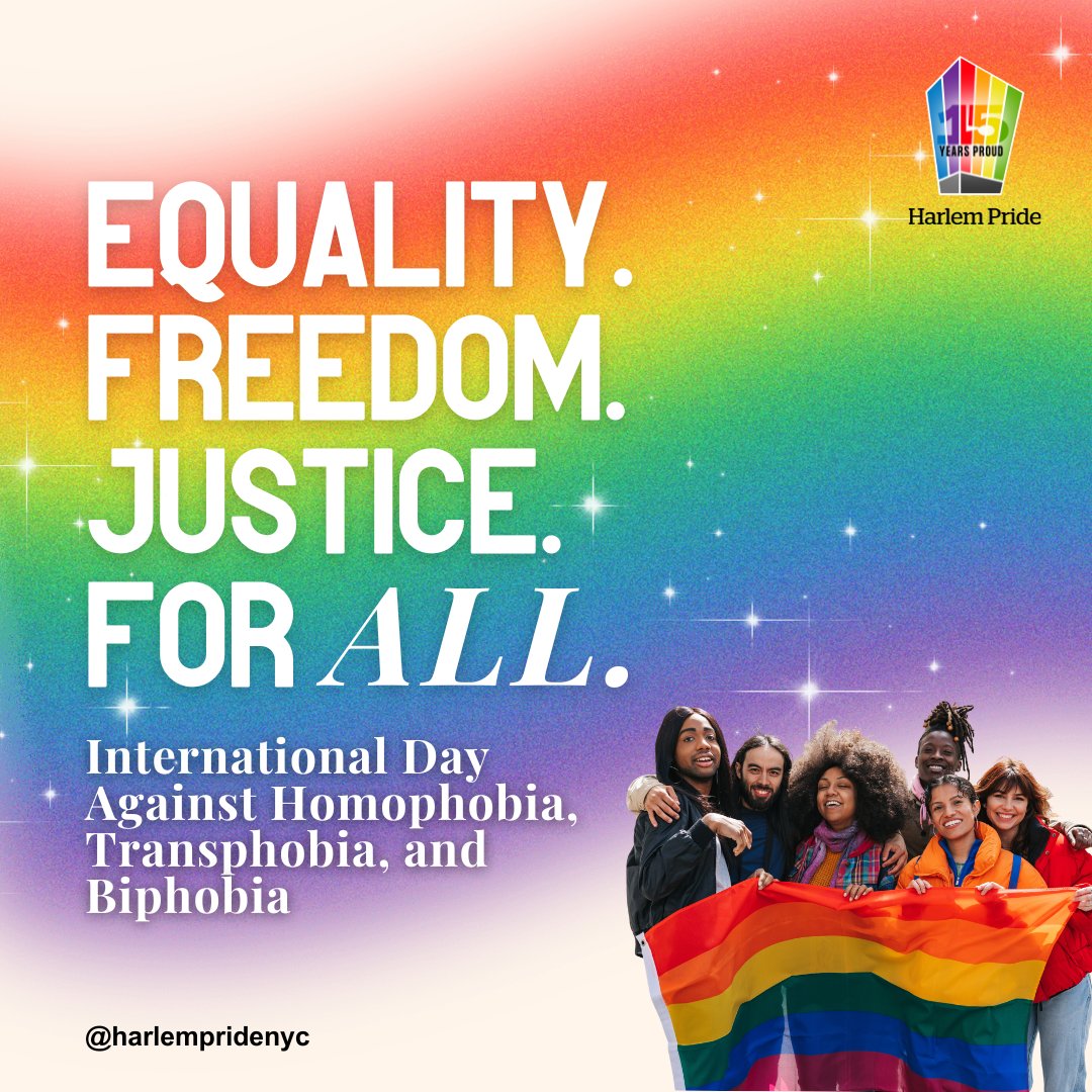 May 17 is International Day Against Homophobia, Transphobia, and Biphobia. The theme 'No one left behind: equality, freedom, and justice for all,' highlights the advances and challenges to end systemic discrimination and violence based on sexual orientation and gender identity.