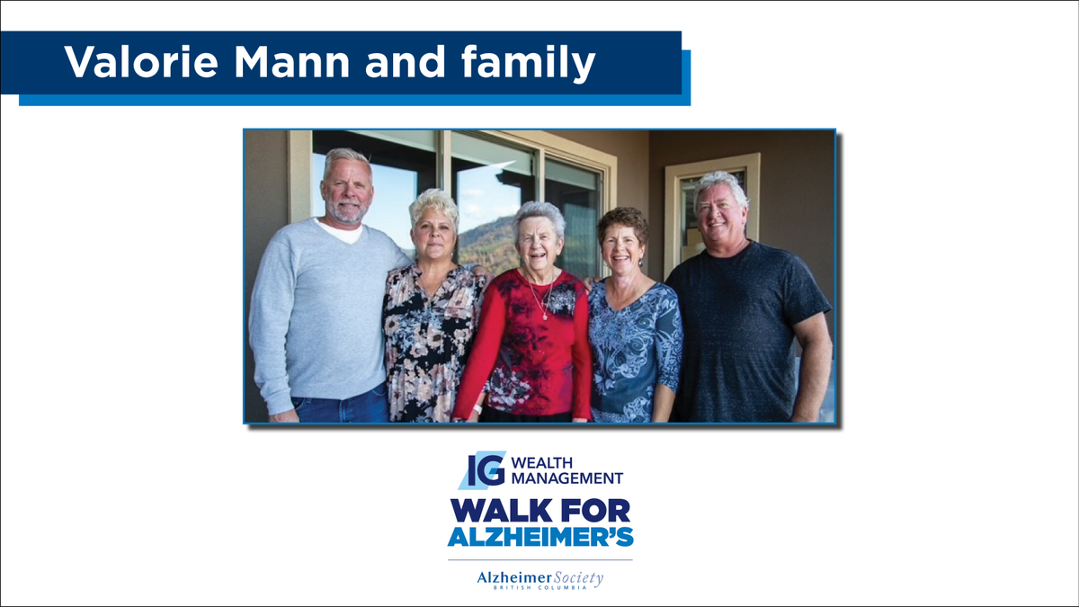 Valorie Mann’s children had an idyllic upbringing with the love and care of their mother, who they now care for as a team. Valorie and the family are being honoured at this year’s Kelowna #IGWalkForAlz, presented by Go Auto, on May 26. Read their story alzbc.org/WFA2024-Valorie.