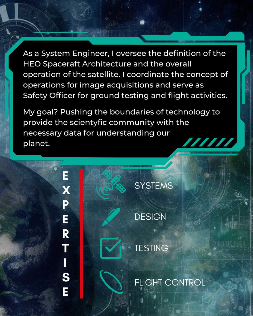 🚀 Meet Gabriel, one of our brilliant System Engineers working on the HEO project, part of @IrideSpazio 🌍⁠⁠

@esa
@palazzochigi
@EuropeanUnion
@ItaliaDomaniGov

#MeetTheTeam #SpaceExploration #EarthObservation #ProgrammaIRIDE #ItaliaDomani