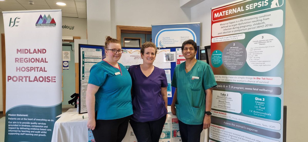 #Sepsis is a life-threatening complication of infection. #MRHP ran an event yesterday to highlight signs and symptoms of #MaternalSepsis

#MaternalSepsisWeek 

Visit HSELand.ie to complete the mandatory training for healthcare workers #recognisesepsis