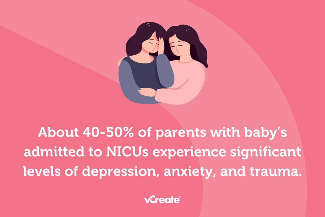 #FridayFact: About 40-50% of parents with children admitted to NICUs experience significant levels of depression, anxiety, and trauma.

Did you struggle with your mental health after a NICU experience? If so, what help and advice did you seek?

Let us know in the comments. 💜