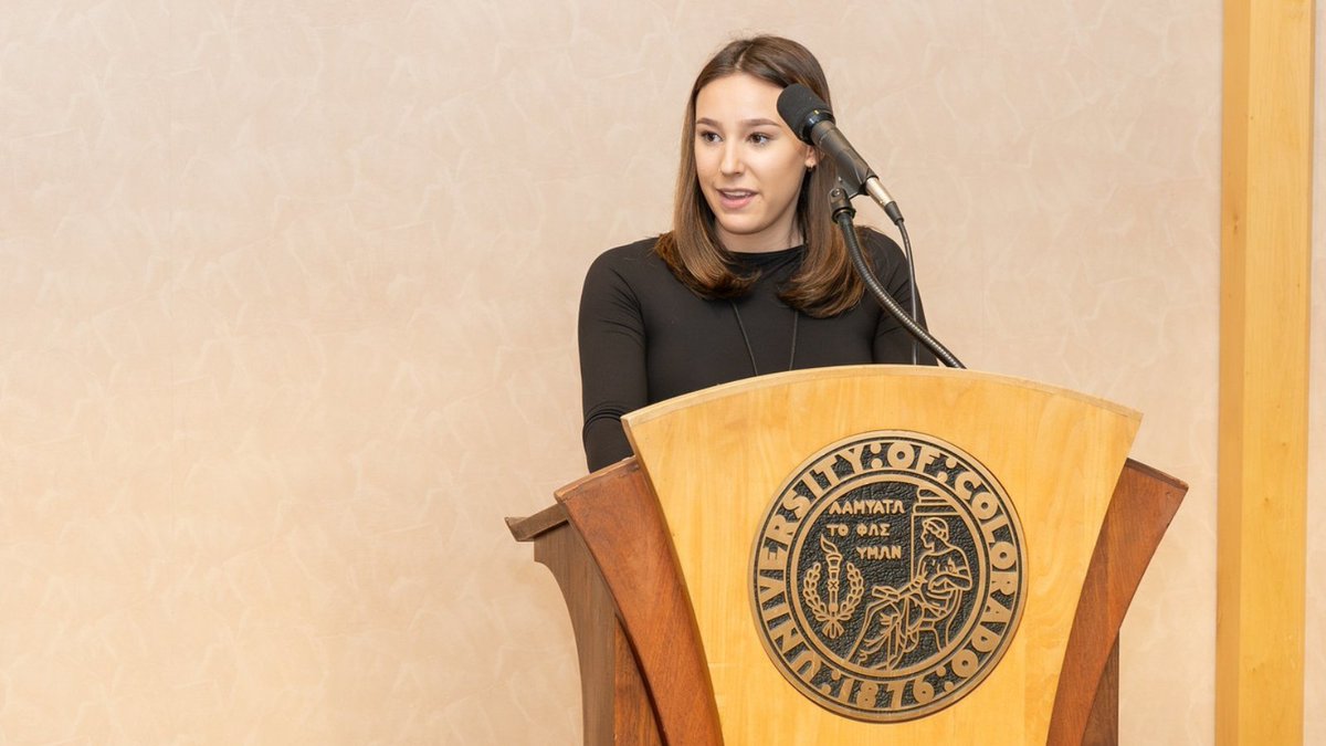 CUEngineering's tweet image. 🎉 Congrats to #CUEngineering’s “Unstoppable,” Outstanding Undergraduate, Gabrielle (“Gabi”) Dunn (CivEngr&apos;24). A @kiewit Design-Build Scholar, Gabi has excelled academically, professionally &amp;amp; personally, leading numerous projects and organizations. More: bit.ly/4bqSqXJ