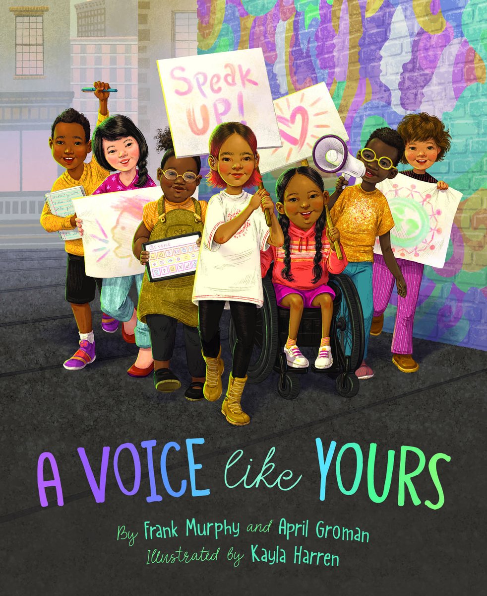 You can use your voice to speak, sing, and inspire! We all have a unique voice that deserves to be heard! “A Voice Like Yours” by @frankmurphy2009 April Groman, and Kayla Harren empowers readers to use their voice as best they can! Order your copy today! rb.gy/jfbbar
