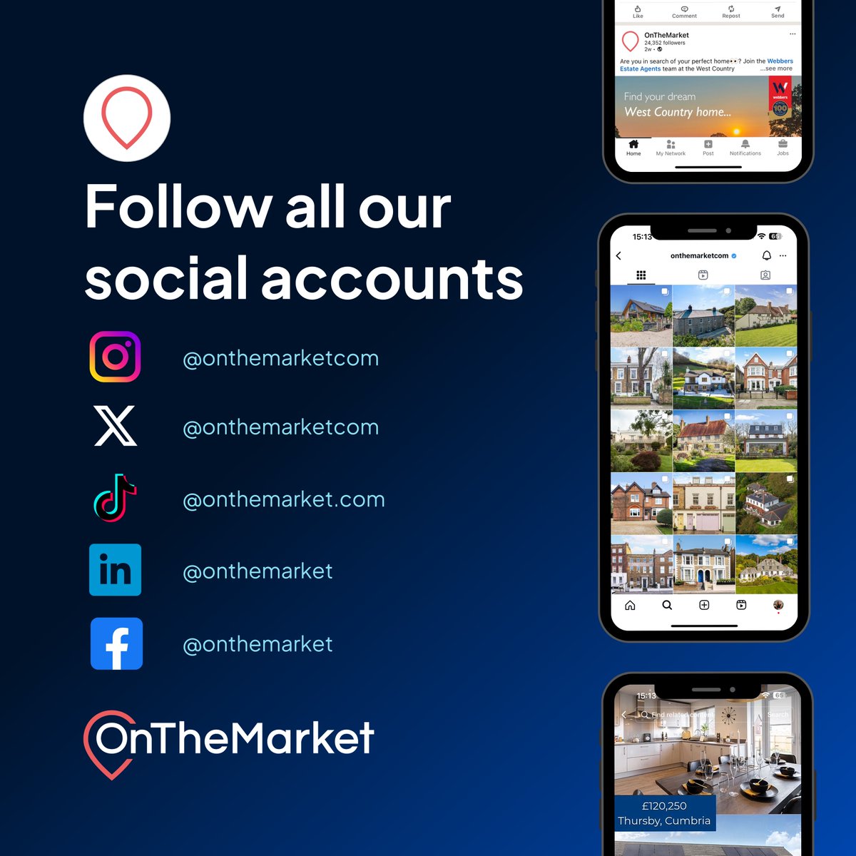 Are you following us on all of our social channels?📲 Don't miss out on property posts, behind-the-scenes events and podcast teasers. Keep an eye out for more exciting content to come👀