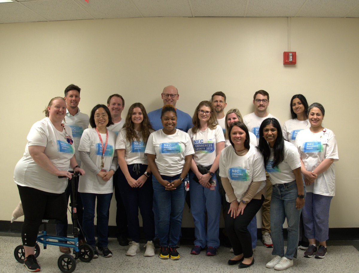 Today is NEC Awareness Day. Thank you to faculty member, Dr. Troy Markel and his lab team at #IUSurgery for your continuous work to advance research and care for babies with NEC💚💙 @troymarkelmd @IU_PedSurg @kbilimoria #NECAwareness #NECAwarenessDay #IUSurgeryResearch