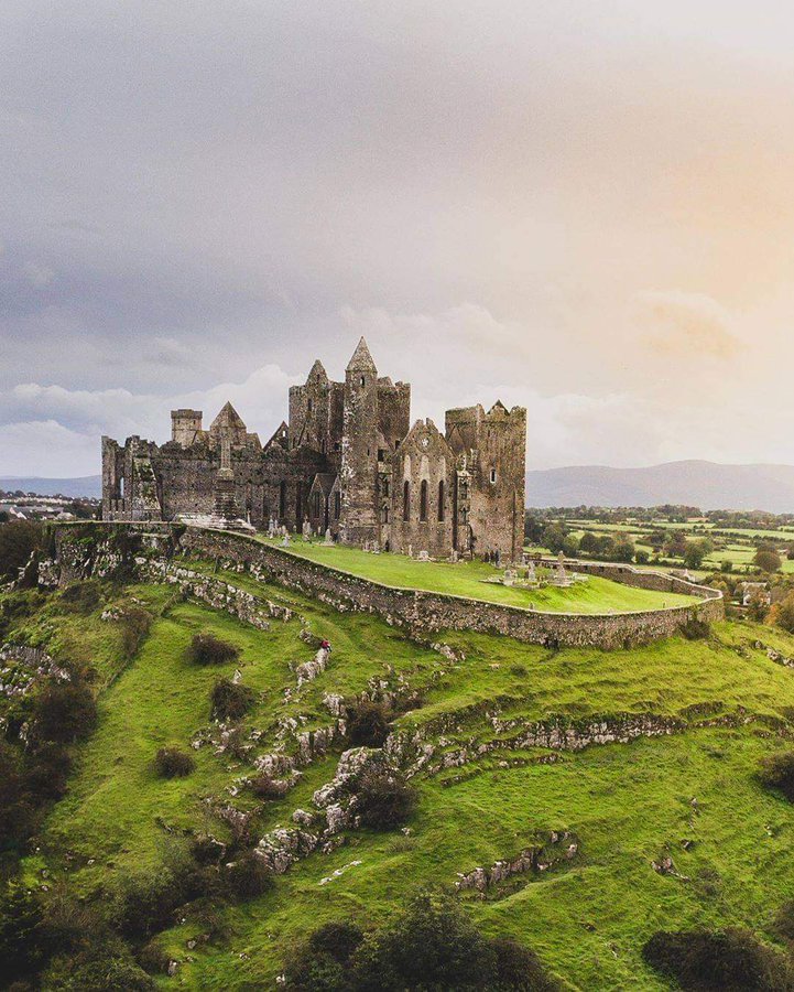 The Rock of Cashel, County Tipperary, Ireland, Christopher Funk!💚🇮🇪☘️This ancient royal site of the Kings of Munster from the 4th Century was donated to the Church in 1101, and most of the existing buildings were constructed over the following century.