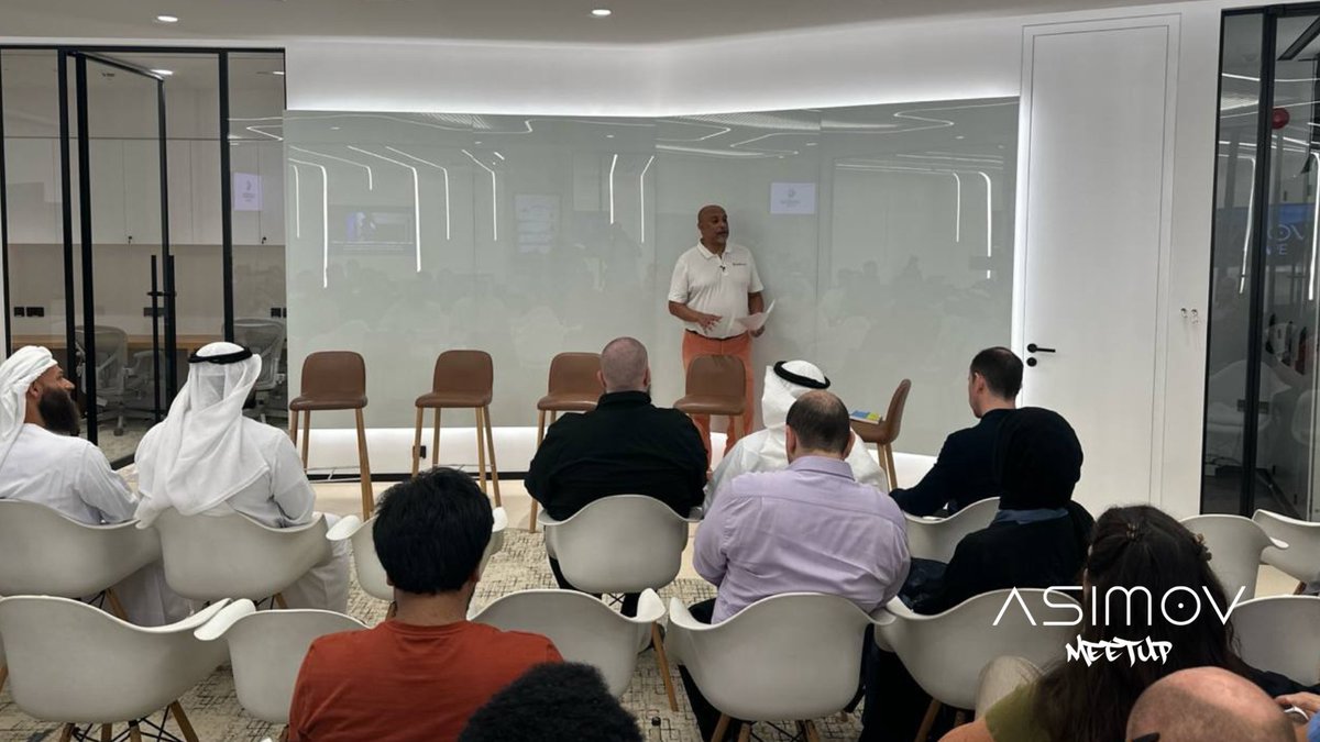 ASIMOVMeetup's tweet image. 🔥 We are warming up at CodersHQ with our awesome moderator Talal Thabet (@talalthabet)! Get ready to skyrocket into some incredible AI discussions. 🚀
#AsimovAIMeetup #CodersHQ
