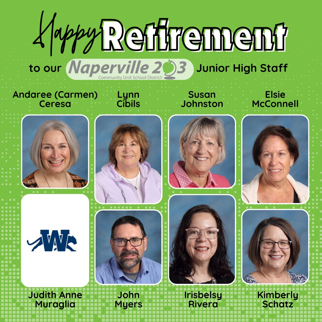 Naperville203's tweet photo. 🎉✨ Celebrating our retiring Junior High School teachers from Naperville 203 District! From classrooms brimming with knowledge to moments of inspiration and growth, your dedication has left an incredible mark. Wishing you all the best in your well-deserved retirement! #Elevat... https://t.co/okypVc6OVO