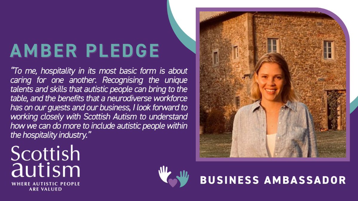 We are delighted to announce that Amber Pledge from the Kabn Company has joined our wonderful team of voluntary @scottishautism Business Ambassadors! Thank you for your generous support Amber. We are thrilled to have you on the team! Find out more at scottishautism.org/business-ambas…