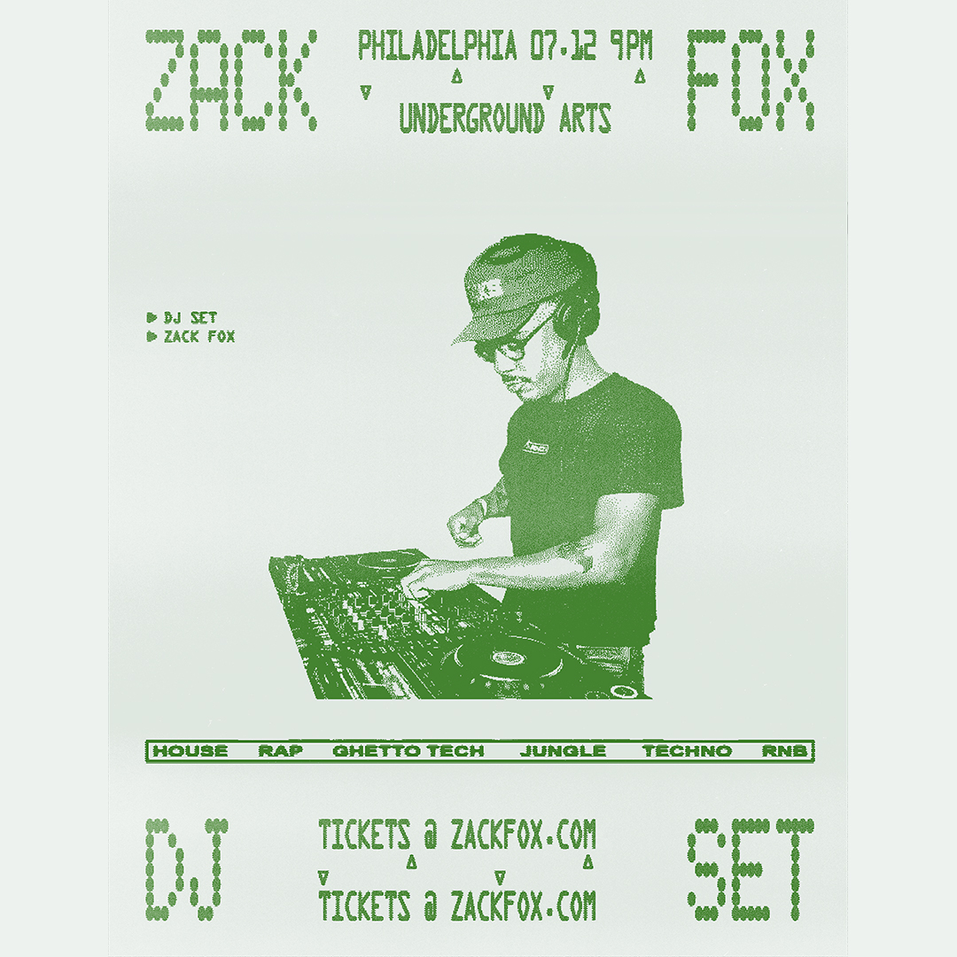 **Just Announced** You may know him from collabs with Flying Lotus & Thundercat or Abbott Elementary, but @zackfox is strictly spinnin' July 12 🎧 - Tickets on sale now > link.dice.fm/UA_ZackFox24