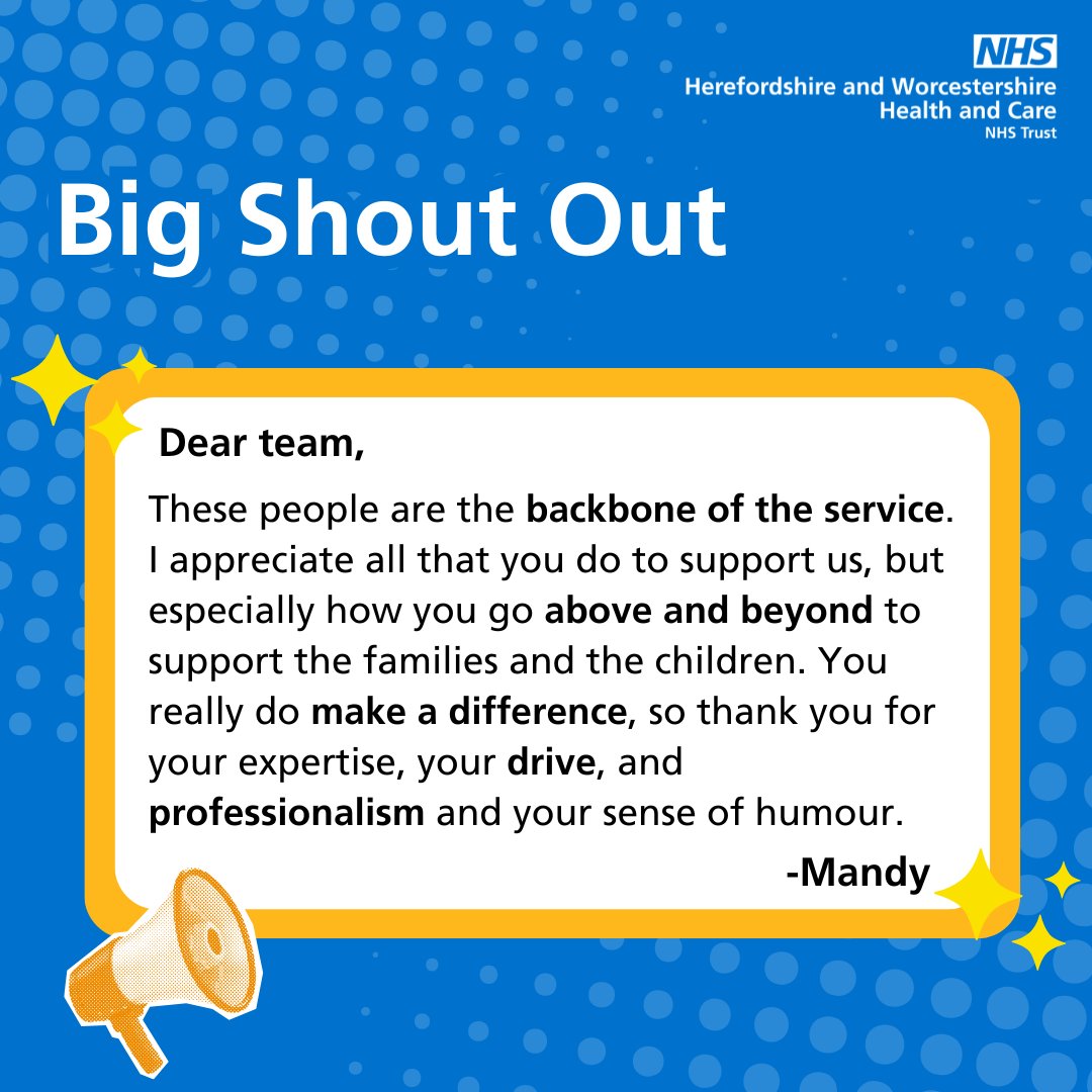 #BigShoutOut from Mandy to her lovely team 💙🎀

Well done to the team for being such a great bunch!