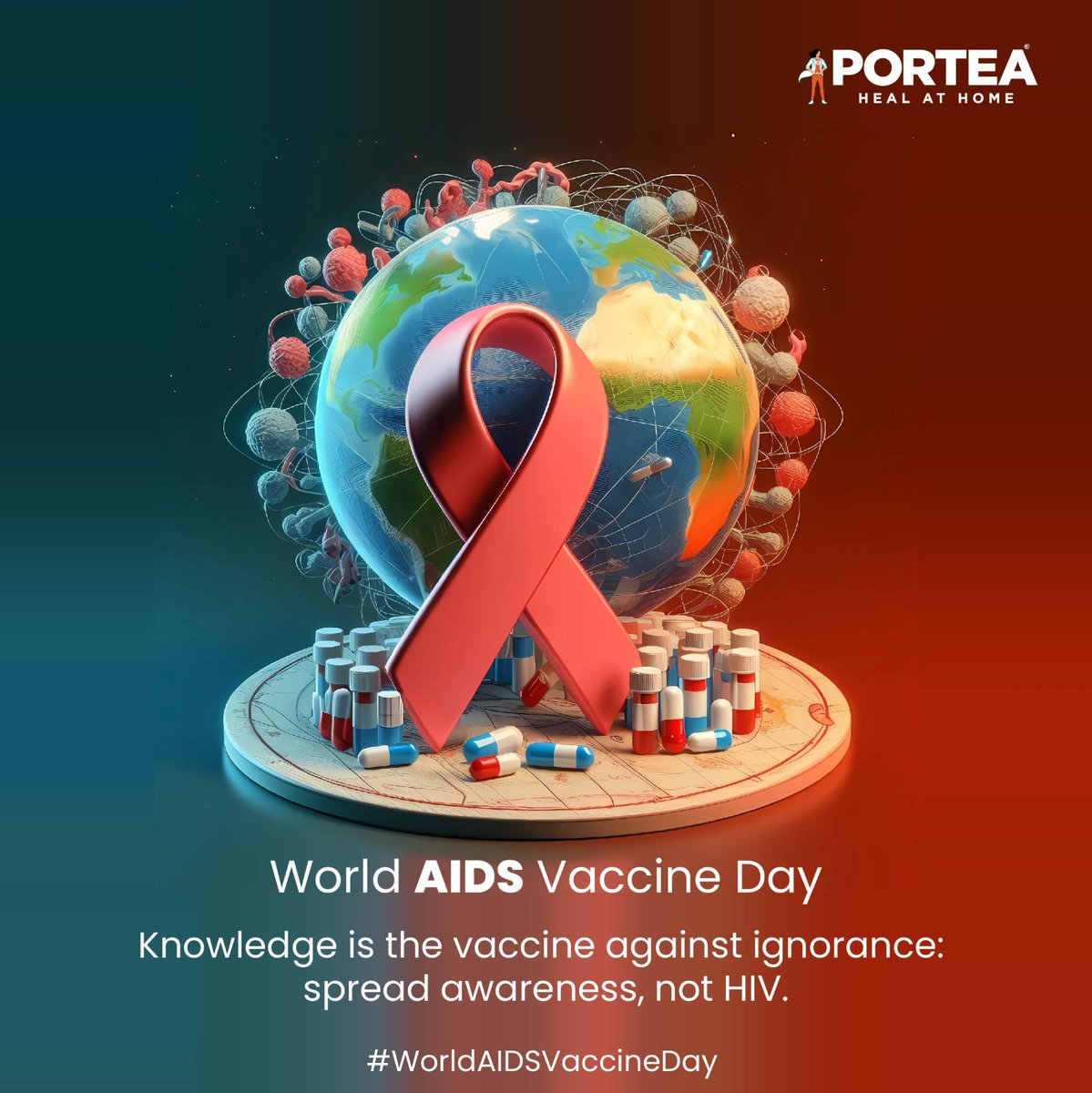 Did you know? Over 39 million people worldwide are living with HIV.
On AIDS Vaccine Day, let's unite in raising awareness and supporting the fight against HIV/AIDS. Let's keep pushing for a future free of HIV. 
#AIDSVaccineDay #AIDSVaccineDay2024 #AIDS  #AIDSPrevention