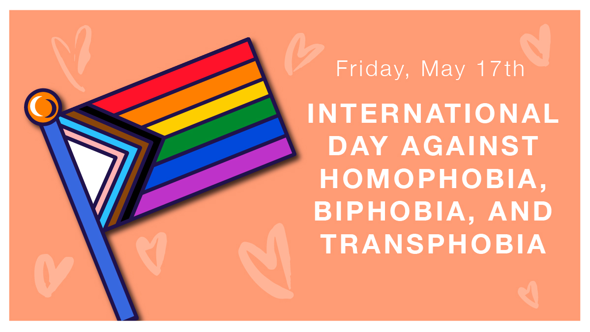 🏳️‍🌈✨ On the International Day Against Homophobia, Biphobia, and Transphobia, we stand in solidarity with the Lesbian, Gay, Bi-Sexual and Transgender + community. 🌈 Today and every day, we celebrate diversity and intersectionality, champion equality and equity, and reject