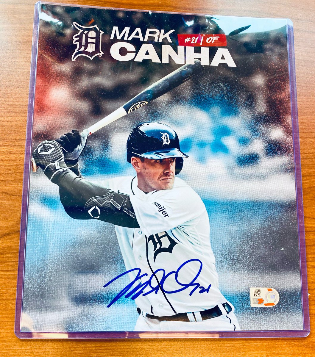 Detroit Tigers Authentics (@detauthentics) on Twitter photo #Giveaway - RT & Follow: <a href="/DETAuthentics/">Detroit Tigers Authentics</a> for a chance to win
An autographed Mark Canha 8x10 photo
1 winner will be picked at random & notified by DM on 5/20/24
Fill out this form to be added to our direct sale list ‼️➡️ docs.google.com/forms/d/e/1FAI… #Giveaway - RT & Follow: <a href="/DETAuthentics/">Detroit Tigers Authentics</a> for a chance to win
An autographed Mark Canha 8x10 photo
1 winner will be picked at random & notified by DM on 5/20/24
Fill out this form to be added to our direct sale list ‼️➡️ docs.google.com/forms/d/e/1FAI…