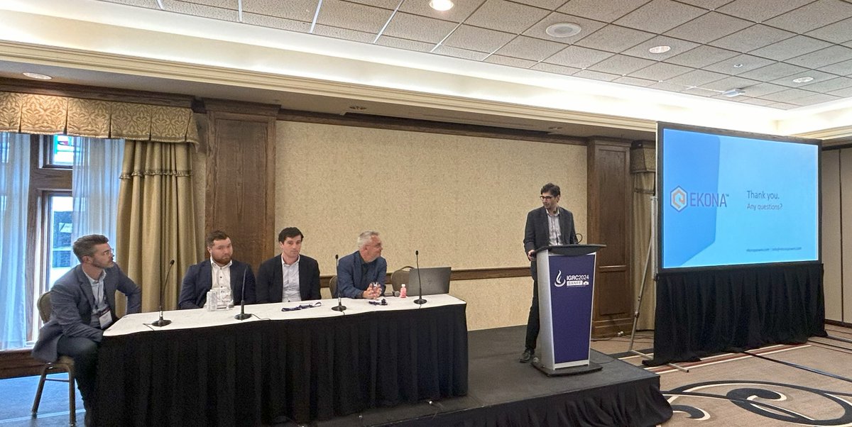 NGIFCapital's tweet image. Here are some highlights from our &quot;Meet and Learn - Cleantech Showcase Session&quot; at @igrc2024, where our #NGIFAccelerator funding recipients and @NGIFCapital&apos;s portfolio companies shared their innovative solutions to improve environmental performance in the natural gas industry.