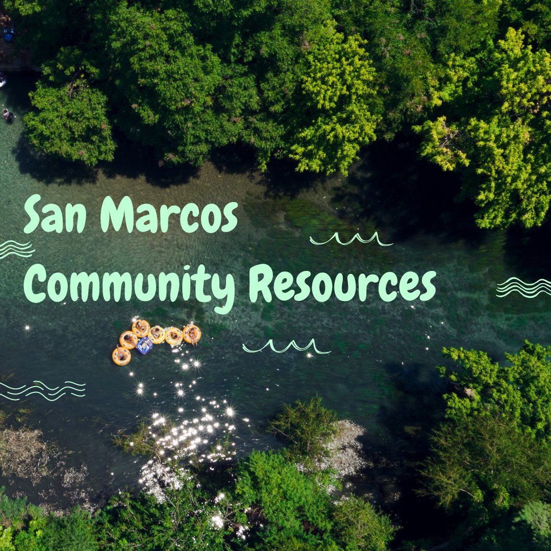 San Marcos has a wide variety of resources available to it's residents, from food and housing assistance to children's and veteran's services. For a list of these local resources go to sanmarcostx.gov/3764/All-Commu…