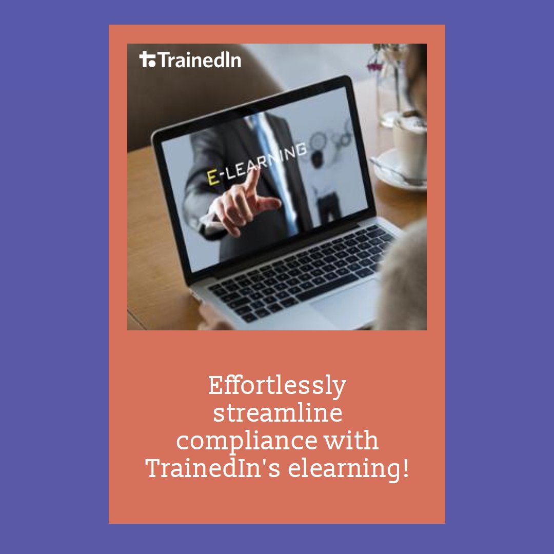 Streamline compliance effortlessly with TrainedIn's dynamic elearning! 📚 Experience engaging & effective learning. Reach out now: contact@trainedin.global #ComplianceMadeEasy #TrainWithTrainedIn #LearningAndDevelopment #OnlineTraining #CorporateTraining #SkillUp