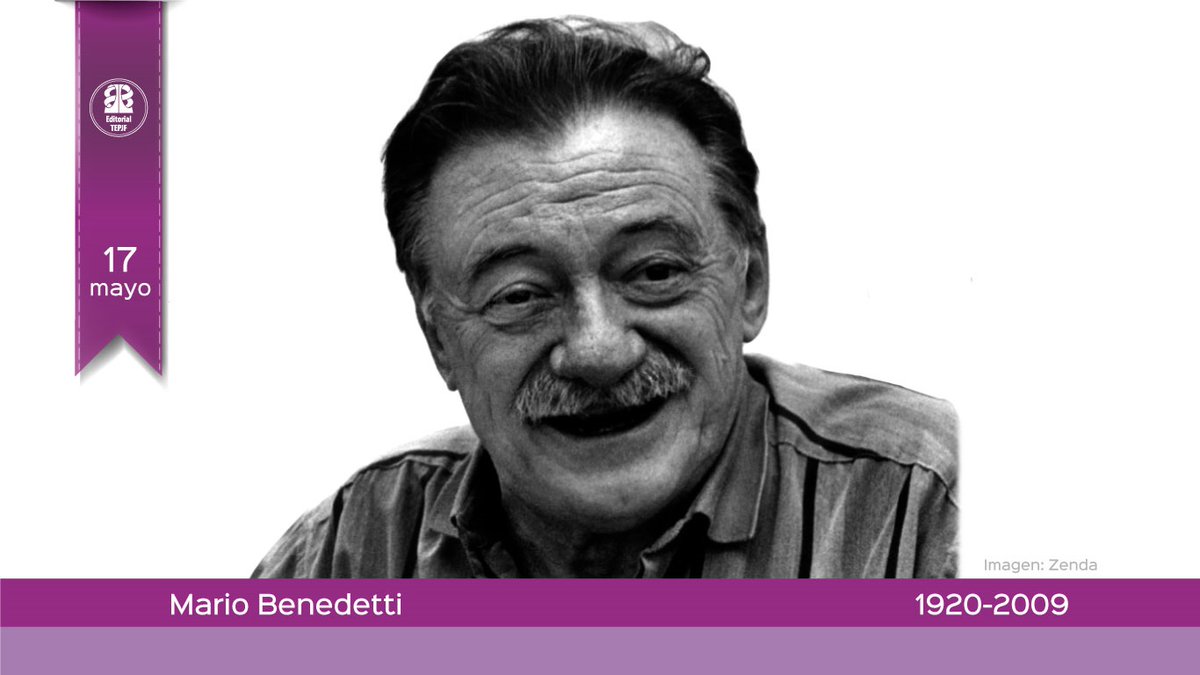 #UnDíaComoHoy, de 2009, muere Mario Benedetti, escritor uruguayo considerado uno de los grandes nombres del “Boom” latinoamericano. Cultivador de todos los géneros, su novela “La tregua” fue llevada al cine, y varios cantantes difundieron su poesía musicalizando sus versos.