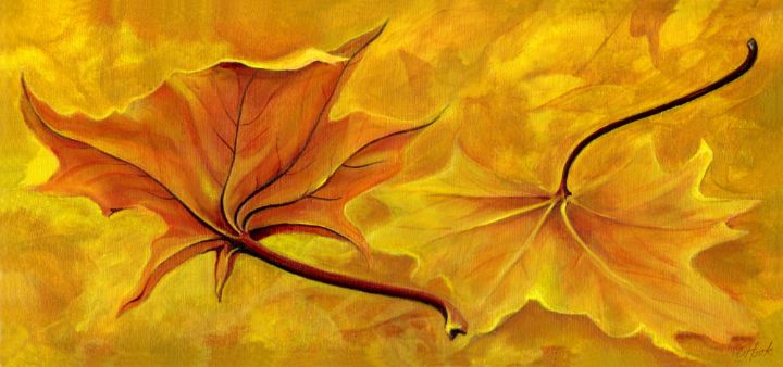 Art of the Day: 'Yellow Leaves'. Buy at: ArtPal.com/Elvahook?i=215…