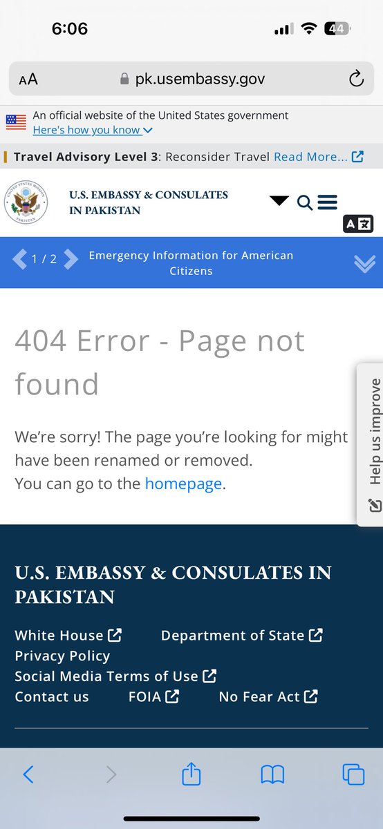 Hey @usembislamabad can you fix your DS-5535 page or update instructions to applicants, pretty please? Applicants would love to “provide the requested information as soon as possible to avoid delays”…