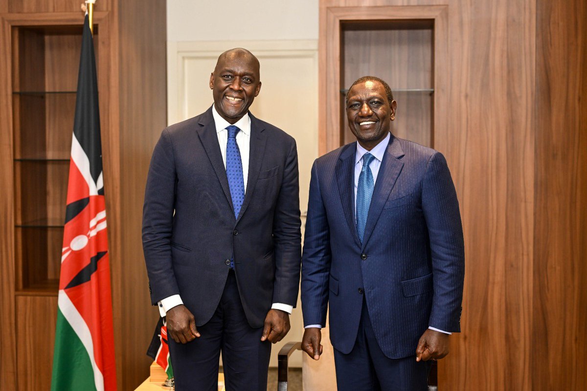 It is always a pleasure to meet with H.E. President @WilliamsRuto. We discussed @IFC_org's programs in #Kenya, in particular mobilizing capital for #PPP projects and investing in #PrivateSector development to improve productivity and economic efficiency. #ACF2024