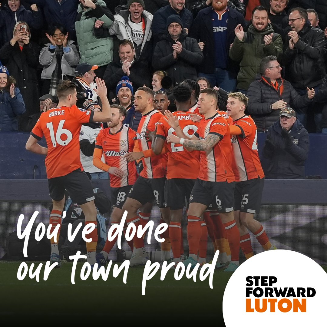 It’s the last game of the season today and we couldn't be prouder of our local team ⚽🧡

Wherever you’re watching, wear orange and let’s celebrate this unforgettable season in the Premier League @lutontown.