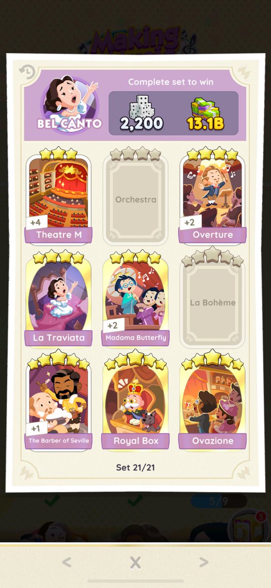 parkxnej's tweet photo. wts wtt lft monopoly go stickers 
have: 5 stars 
the barber of seville (21)
beatboxer (20)
the best gift (19)

need: 
washboard tunes (15)
flutiful!
bias wrecker (16)
true idols
glass harmonica (17)
melodical haul
groove on (18)
la bohème (21) https://t.co/6ddWk0bqnF