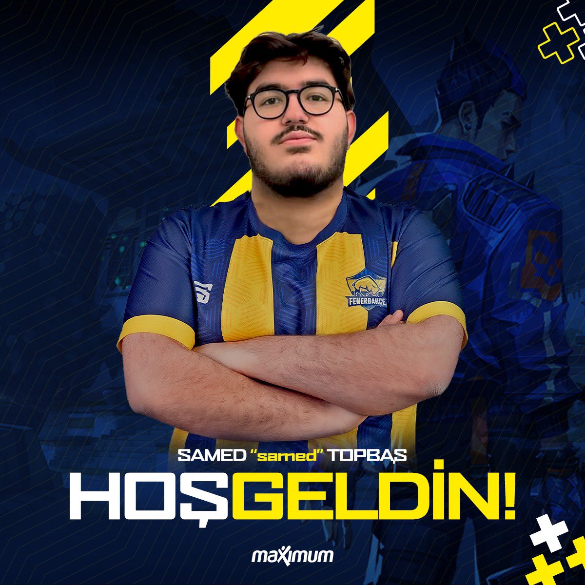 ⚡️VALORANT ekibimizin yeni genç yeteneği!

Fenerbahçe’ye hoş geldin, Samed “@samedxo” Topbaş!🔥

#HerZamanHerYerde 💛💙