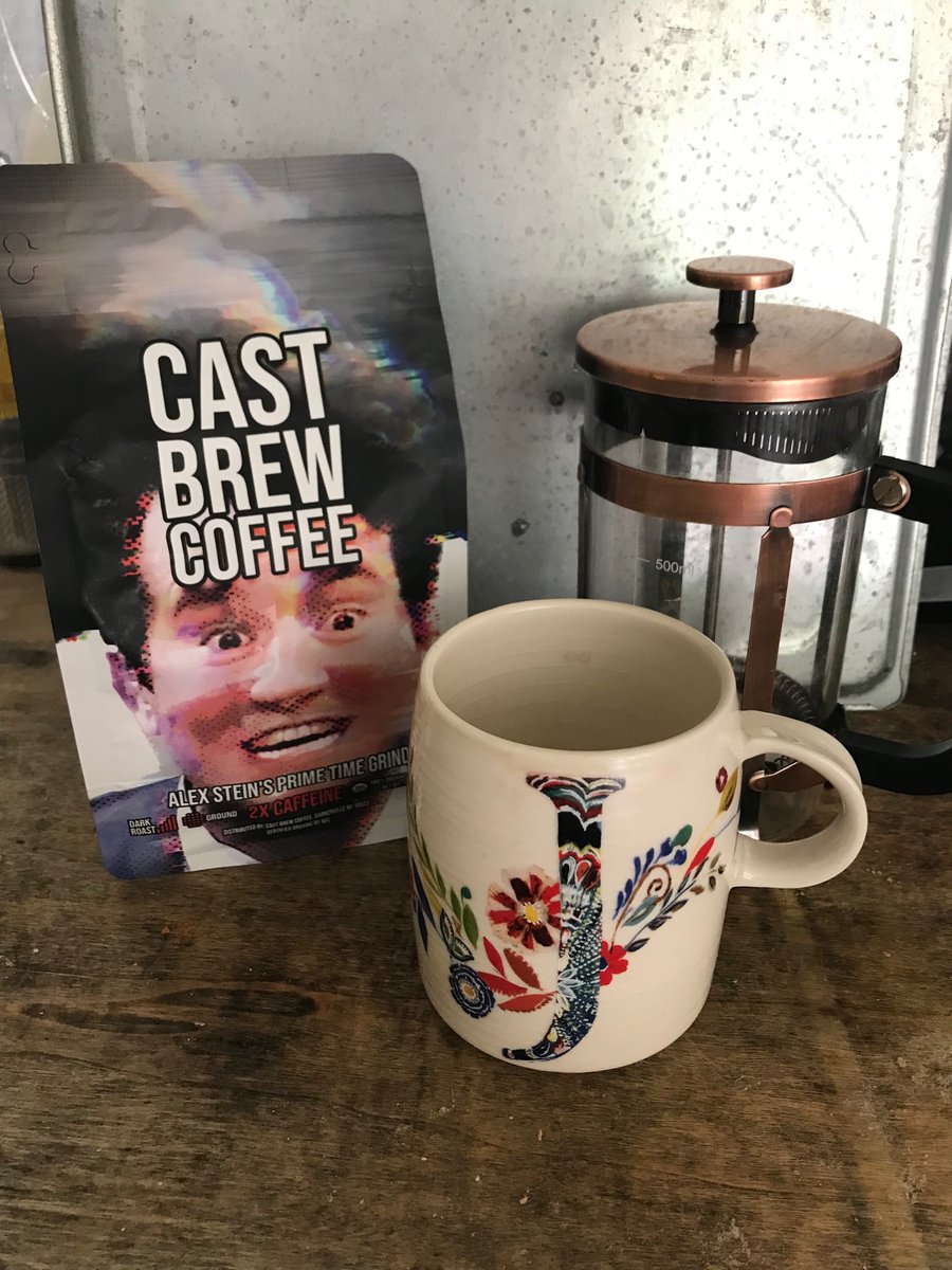 @Castbrewcoffee @alexstein99 time to energize for the day! Thanks PRIMETIME!