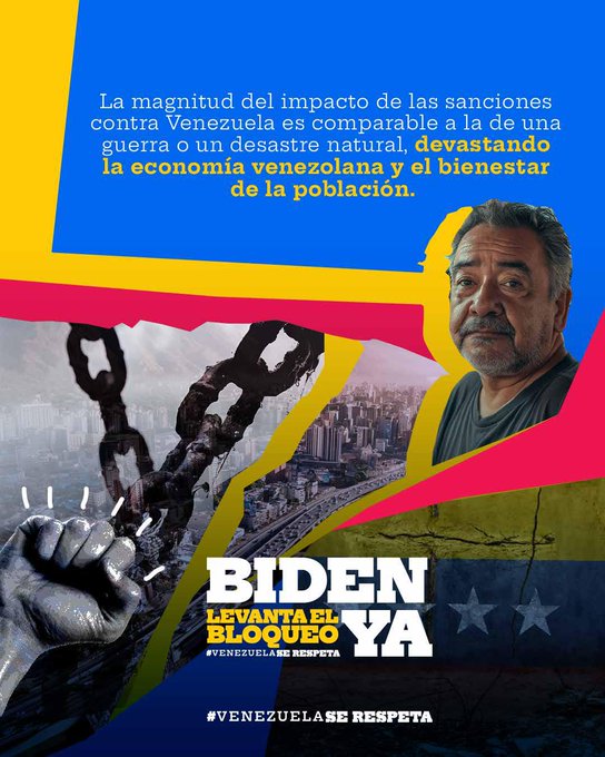 El pueblo de Venezuela se opone a la continua agresión del gobierno imperial de EE.UU., quien desea chantajear y extorsionar la dignidad de un país.