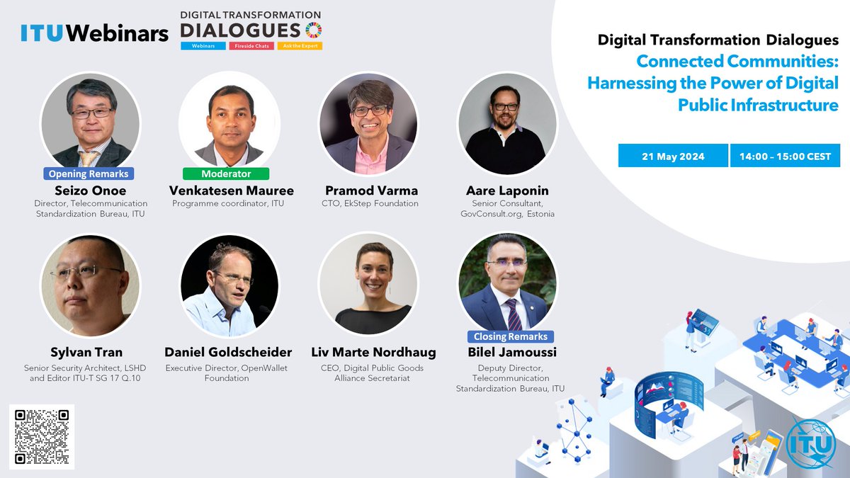 On May 21st, join the DPGA's @livmarte for a discussion hosted by @ITU on how #DPI can be harnessed to foster innovation, expand markets, close gaps in financial inclusion and much more. 

Register today to learn how #DigitalPublicGoods can be leveraged⤵️
itu.int/cities/digital…