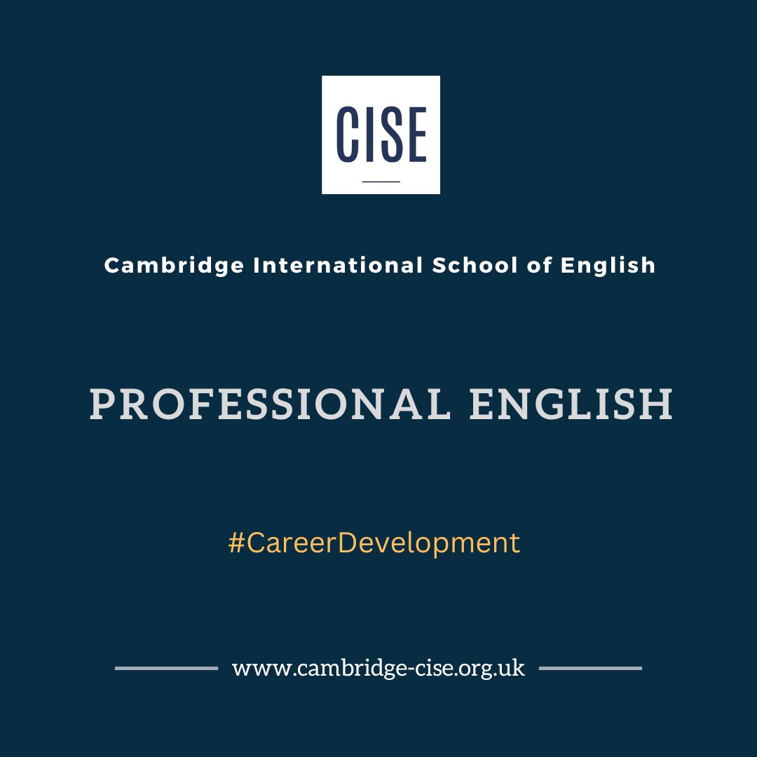 Boost your career and learn Professional English online: - Business English - Legal English - English for Finance - English for IT - English for Tourism and Hospitality - English for Healthcare Professionals - English for Oil and Gas Industry cambridge-cise.org.uk/professional-e… #English #UK