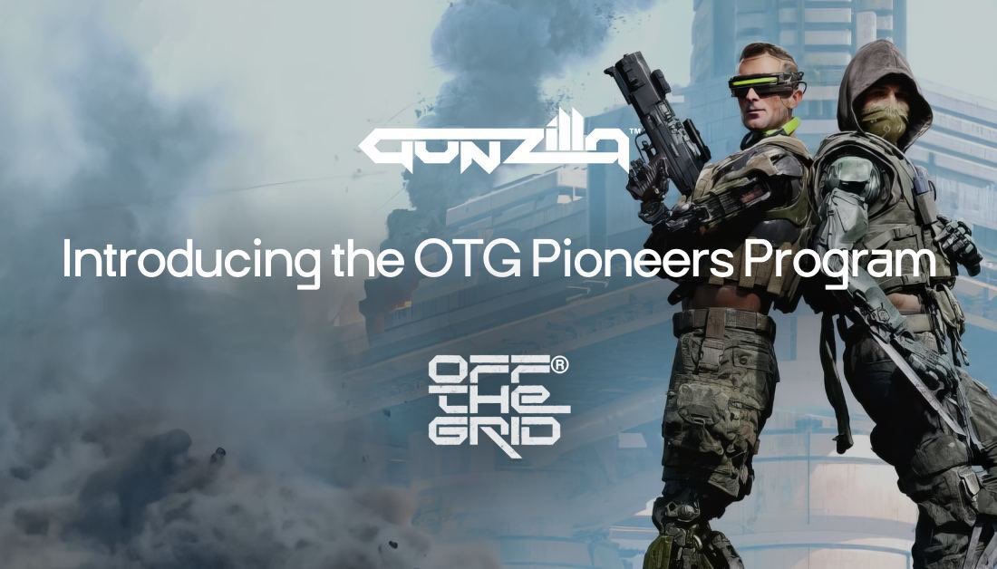 THE TIME HAS COME!

Congrats to our friends at @GunzillaGames for announcing pre-release access to their flagship game @playoffthegrid 💫

The 'OTG Pioneers Program' will enable participants to play and help shape the game with their feedback.

Apply: ➡️ gameoffthegrid.com/pioneers