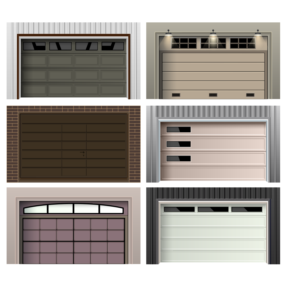 Neutral colors are always a safe bet for your garage door, regardless of the architectural style of your home. #HomeTrends