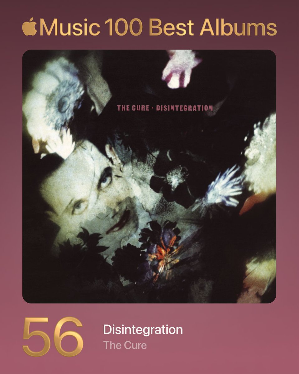 56. Disintegration - The Cure #100BestAlbums
