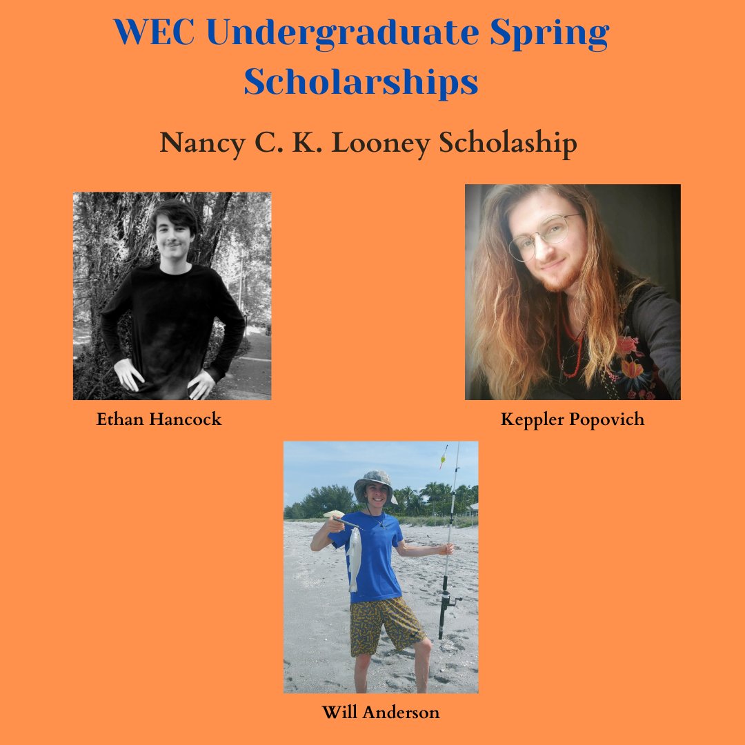 🎉Congratulations to the outstanding recipients of the Nancy C. K. Looney Scholarship!🎉 #scholarship #wec