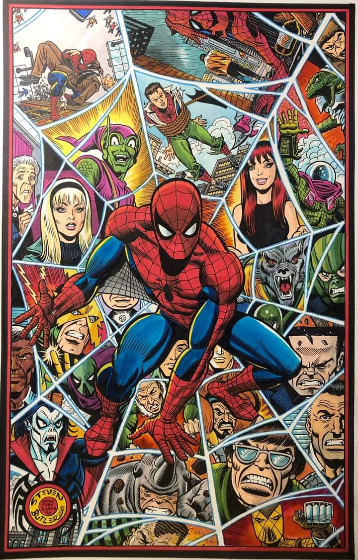 #StevenButler. #SpiderMan hommage à #JohnRomita

#comics #marvel #marvelcomics #superheros