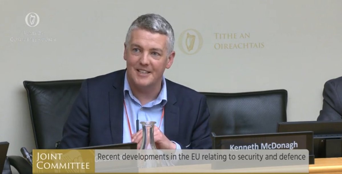 🗣️On Thursday, @LawGovDCU Head of School Dr Kenneth McDonagh spoke to the @OireachtasNews committee for European Affairs addressing the issue of EU security and defence Catch the full session here: oireachtas.ie/en/oireachtas-…