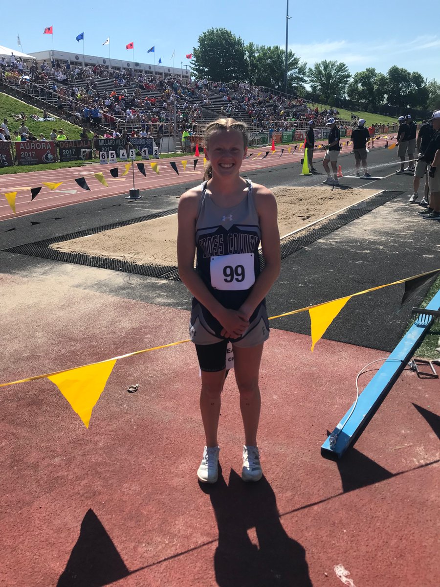 🚨STATE CHAMPION ALERT🚨 

With a jump of 18’4.5”, @sarahforsberg44 takes home 🥇 in Class C at the State Track Meet! Phenomenal senior year for this girl, capped off with the gold medal she’s been working towards all season! 🏆