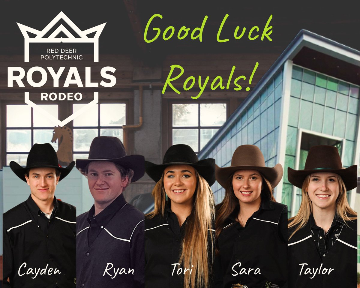 Best of luck to our students heading to Canadian Collegiate Rodeo finals, RDP is cheering you on!
👑 Cayden Nickel
👑 Ryan Collett
👑 Tori Graham 
👑 Sara Fletcher 
👑 Taylor Cholach 
Makin’ us Proud…Ride On Royals!
#myrdp #rdproyals #royalsrodeo #ccfr2024 #rodeo #collegerodeo