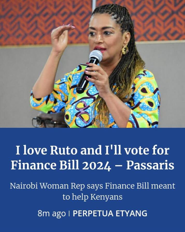 Miguna Miguna said something about this useless Woman Rep for Nrb, @EstherPassaris who got voted by some of us because she hid behind ODM/Azimio. At first i thought MM was just being a hater but now with such utterances, nothing could be farther from the truth. I wasted my vote.