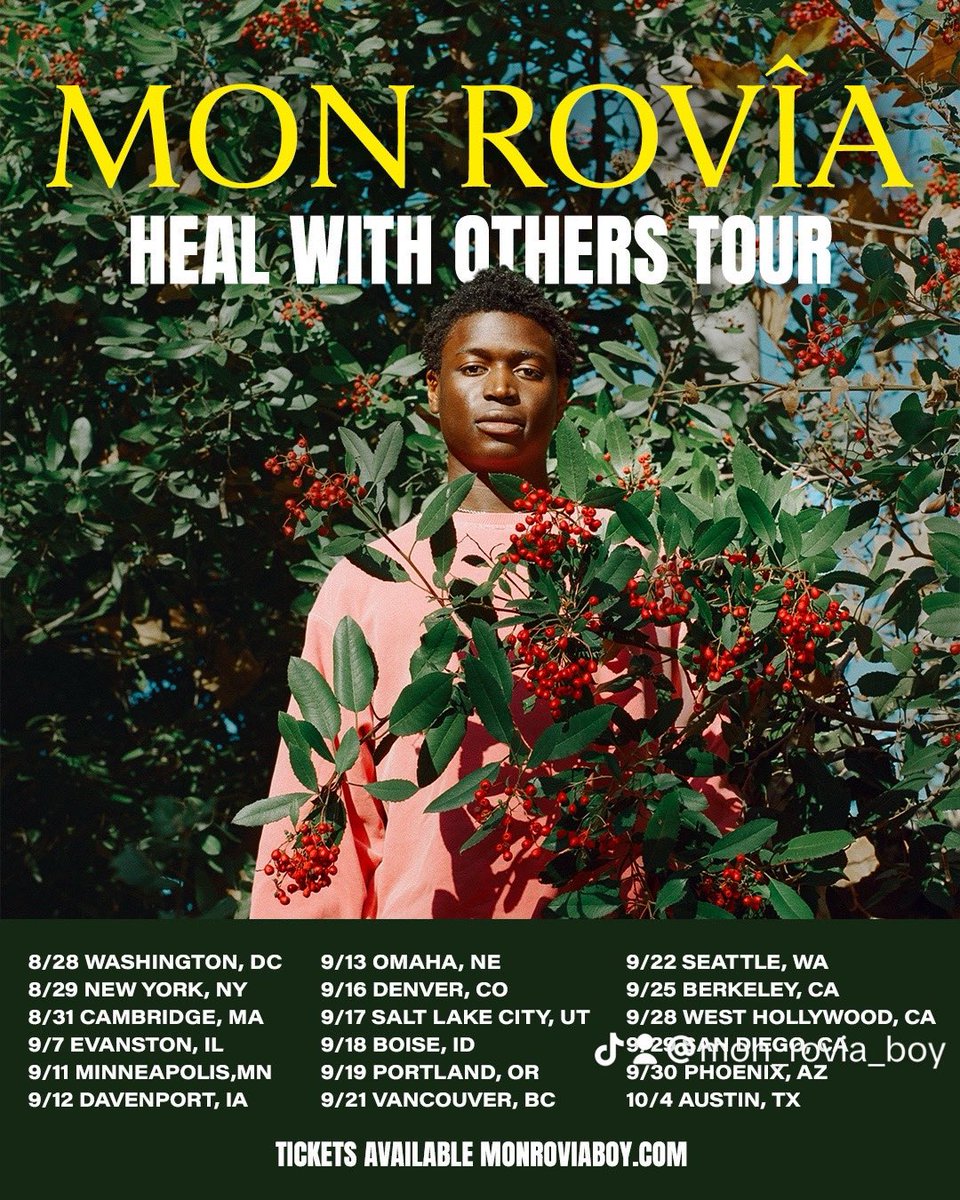 it’s with pure joy i announce the continuation of the 'heal with others” tour. we live in a time where healing ourselves is required, so that we might love our neighbors better, and in turn weave the tearing social fabric. i know no better way than with music, and with community.