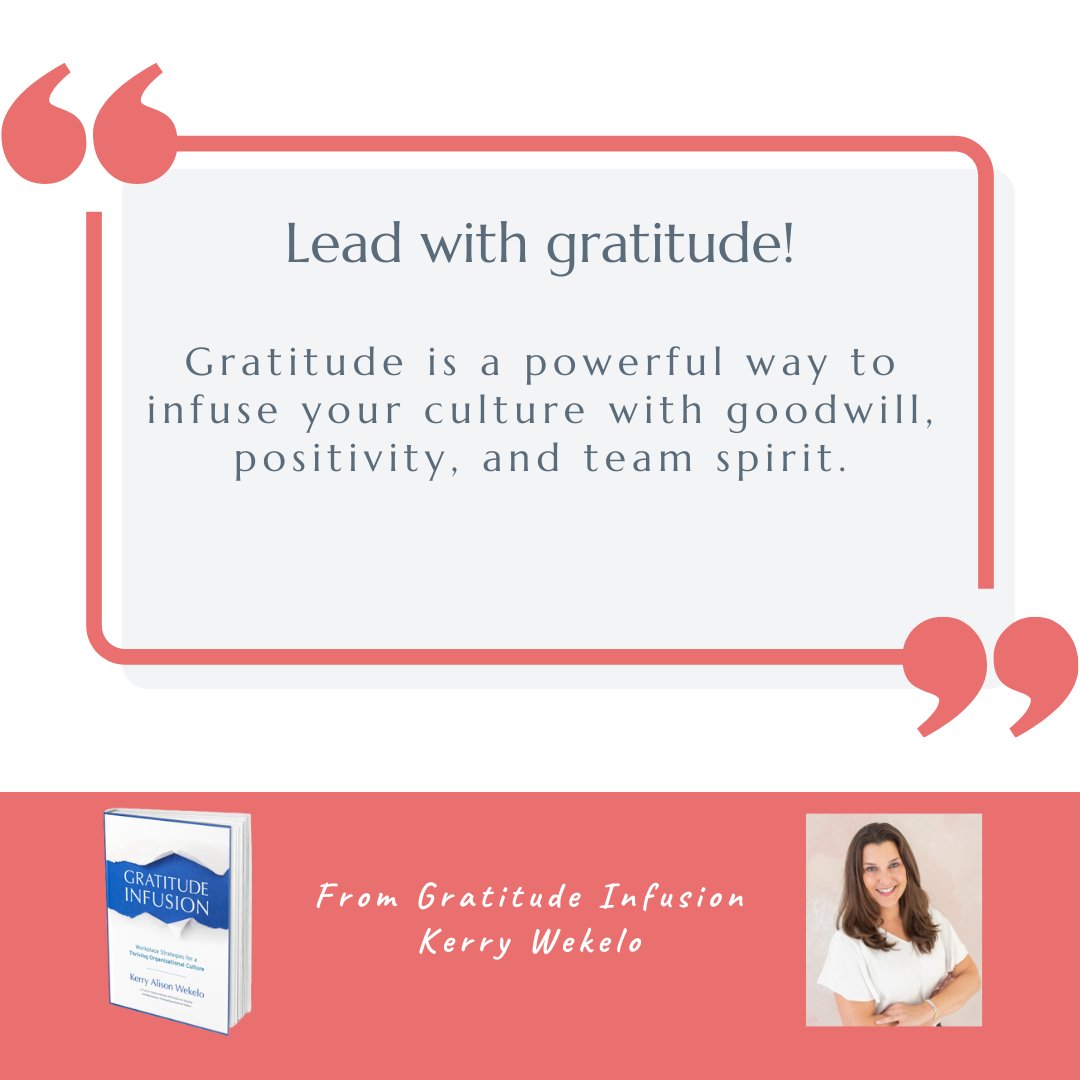 Expressing gratitude in your personal life can be easy, but doing so in the workplace might be more challenging. Learn how at bit.ly/KWLIts  
#executivecoach #ProfessionalDevelopment