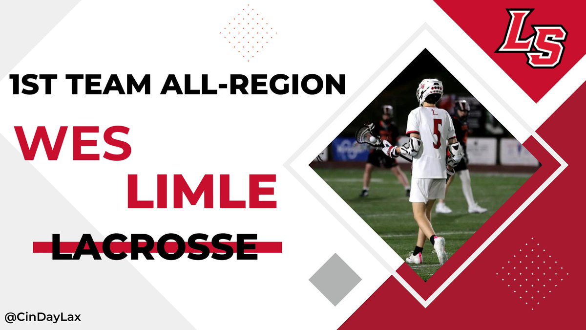 Congratulations to Wes, Charlie, and Drew for receiving  1st Team All-Region for lacrosse. Drew also got Player of the Year!
Congrats boys!!
<a href="/CinDayLAX/">CinDayLAX</a> <a href="/LS_LancerLAX/">La Salle Lacrosse</a> <a href="/LaSalleAlumni/">La Salle Alumni</a> <a href="/LaSallePride/">La Salle High School</a>