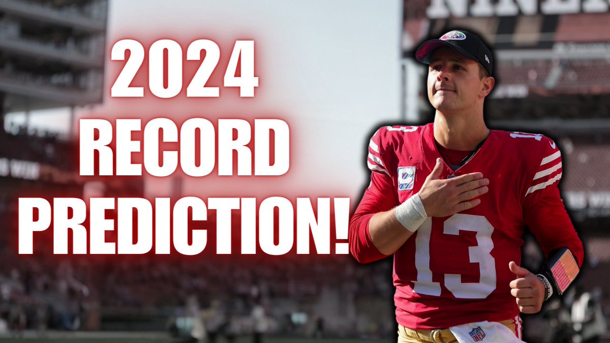 What will the #49ers record be in 2024? @StatsOnFire and @BallBlastEm are LIVE now breaking it down! youtube.com/live/WRVfORZCB…