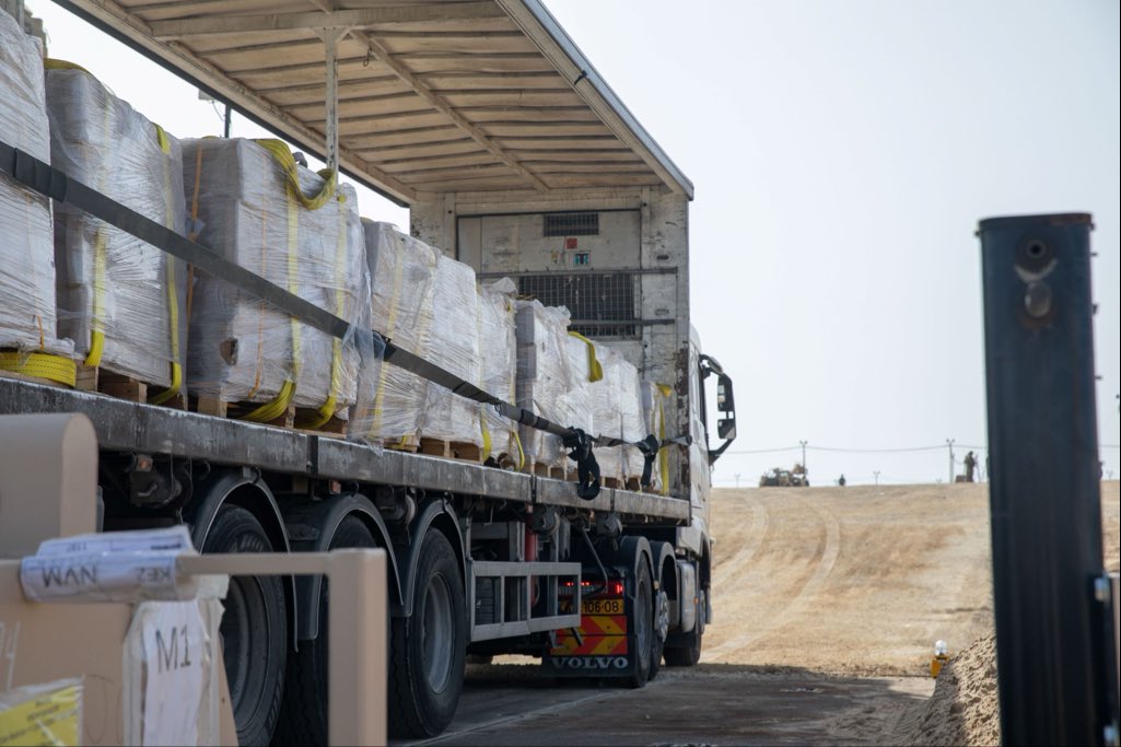 Today we began delivery of aid from the temporary pier on to the beach of Gaza for further distribution to the people by our partners. This unique logistics capability facilitates the delivery of lifesaving humanitarian aid enabling a shared service for the international
