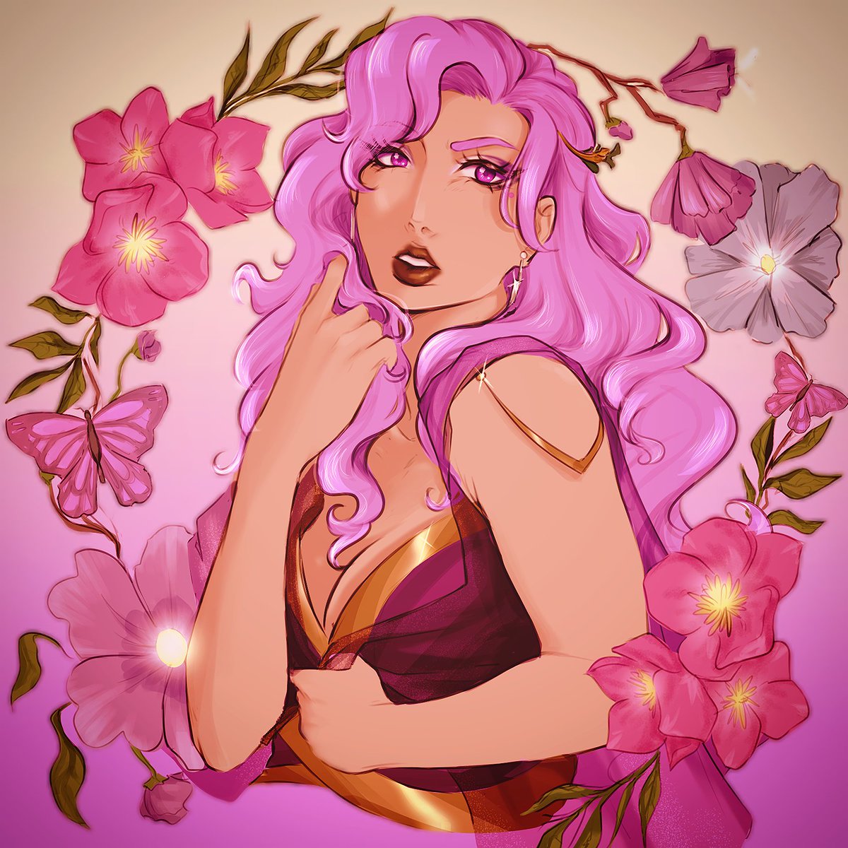 The most beautiful 🤭 Aphrodite 💜 #bloodofzeus @BloodofZeus