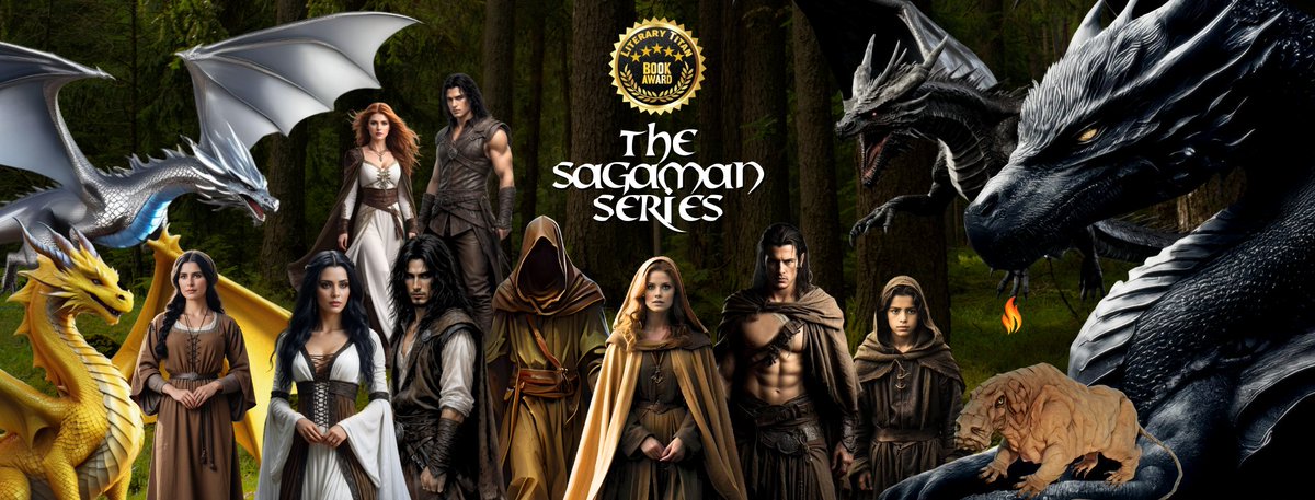 For news and updates, and to learn more about the award-winning Sagaman Series by Maggie Kirton, visit their FB Page.
facebook.com/thesagamanseri…

#fantasy #mustread #amreading #highfantasy #dragons
#bookworms #bookstoread #fantasysaga #action #adventure
#IARTG 
@MaggieKirton57