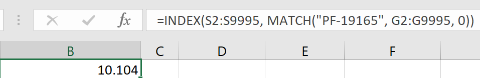 DataguyPhill's tweet image. Utilizing INDEX/MATCH to get the profit for Customer ID PF-19165! 💼💸 #ExcelMagic #IndexMatch