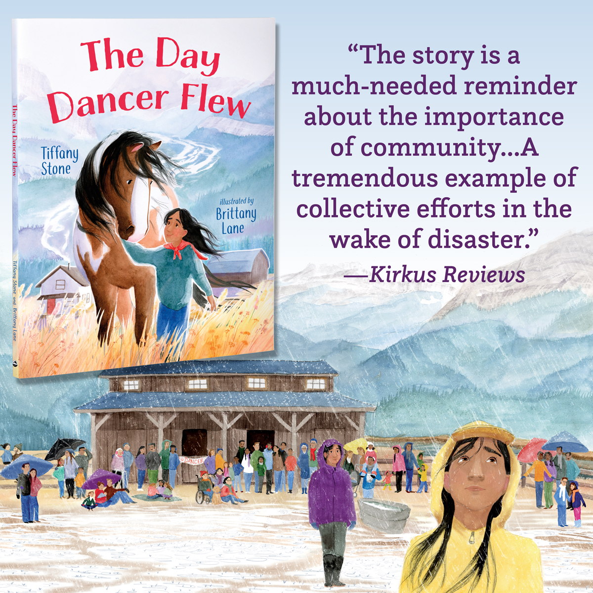 “A tremendous example of collective efforts in the wake of disaster.” —Kirkus Reviews on THE DAY DANCER FLEW. Learn more: orcabook.com/The-Day-Dancer…